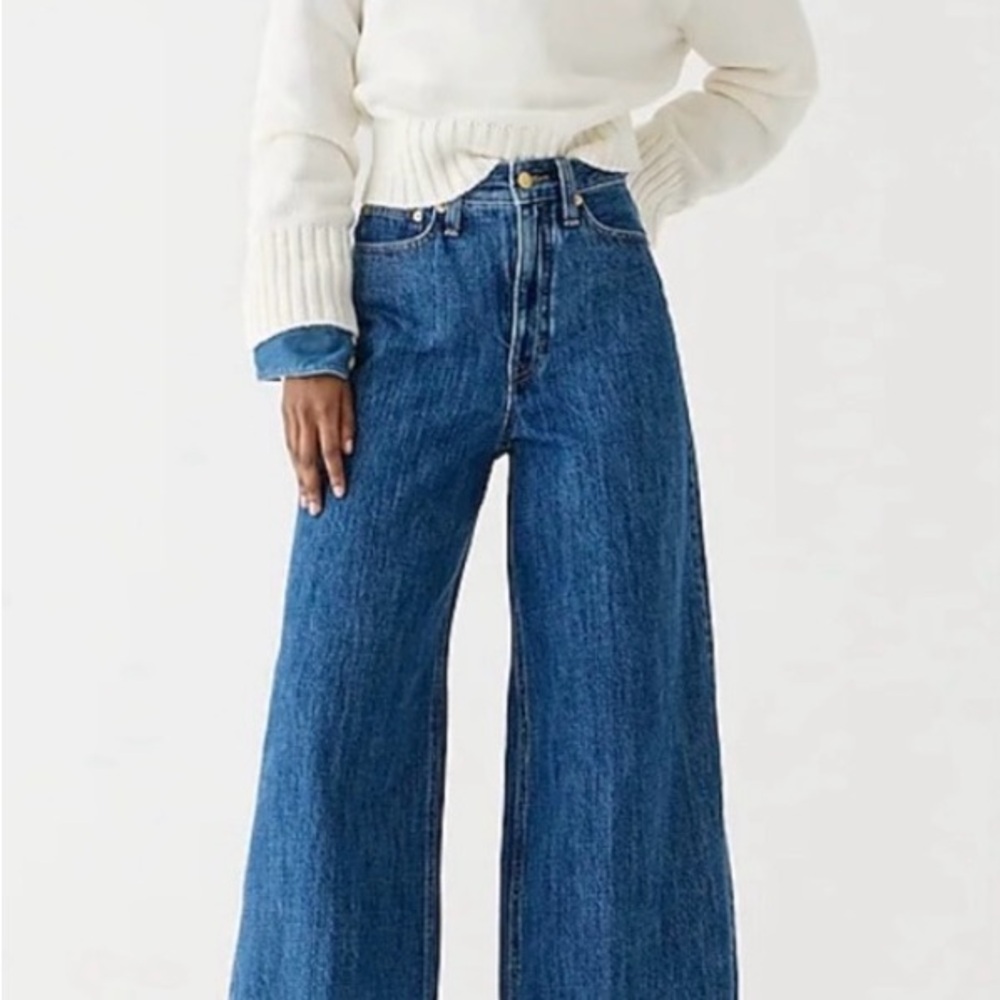 J.Crew Super Wide-Leg Jeans